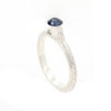Eco friendly Engagement Ring - Ocean Inspired Sapphire Side | Lisa Rothwell-Young