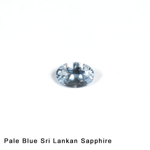 Ethical Oval Pale Blue Sapphire Lisa Rothwell Young