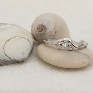 An Unusual Engagement Ring Inspired By Tidelines On The Beach