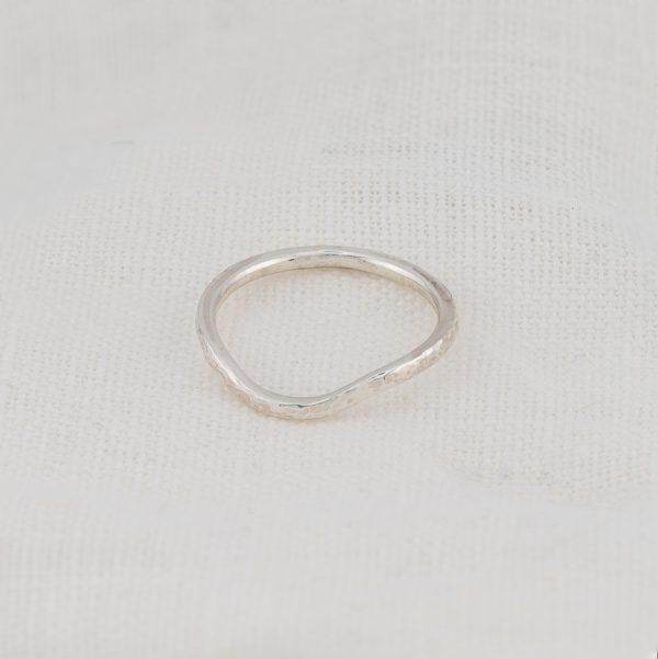 Vegan Wedding Ring Ocean Inspired Shaped To Fit Ring | Lisa Rothwell-Young