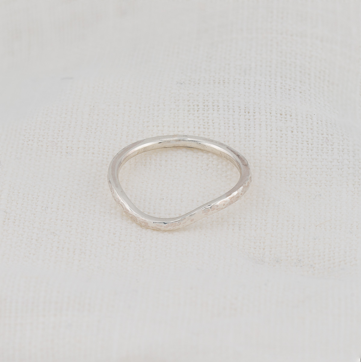 Vegan Wedding Ring Ocean Inspired Shaped To Fit Ring | Lisa Rothwell-Young