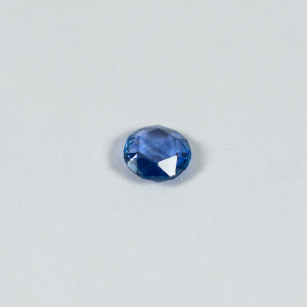 Ethical Round Rose Cut Blue Sapphire|Lisa Rothwell-Young