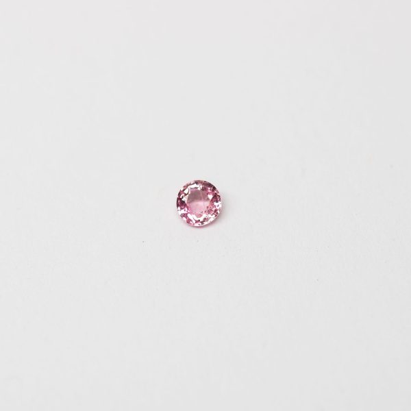 Pink 0_4ct round tourmaline Malawi | Lisa Rothwell-Young