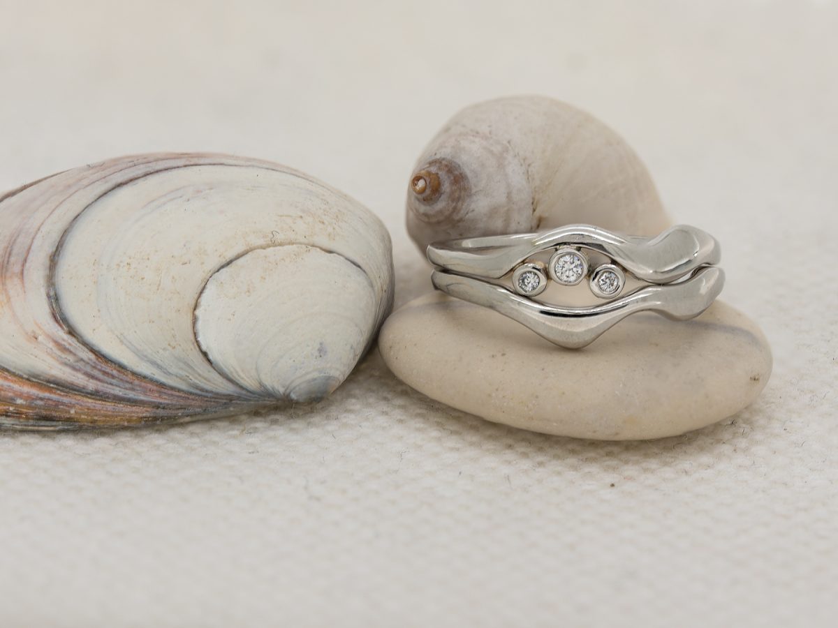 Sea Inspired Jewellery Tideline Wedding and Engagement Rings |Lisa Rothwell-Young