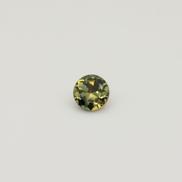 Ethically Sourced 5mm Round Green Sapphire | Lisa Rothwell-Young