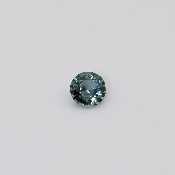 Ethically Sourced 5mm Round Teal Sapphire | Lisa Rothwell-Young