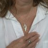 Ethical gold and diamond flow pendant | Lisa Rothwell-Young