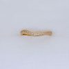 Unusual Sea Inspired 18ct Yellow Gold and Diamond Shaped to Fit Wedding Band| Lisa Rothwell-Young