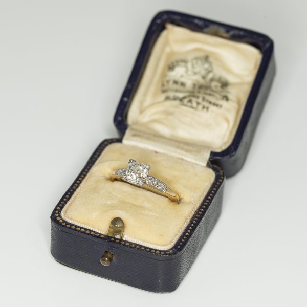 Mid twentieth century old european cut diamond ring | Lisa Rothwell-Young