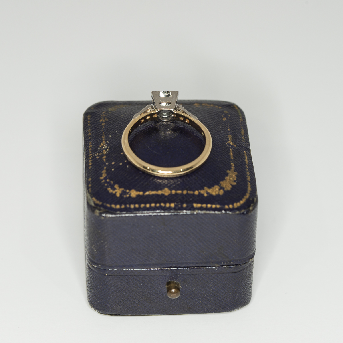 Mid twentieth century old european cut diamond ring - Rear | Lisa Rothwell-Young