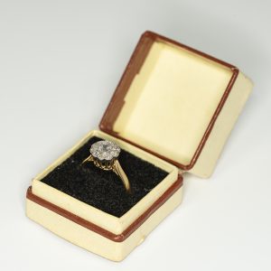 Old cut diamond cluster ring | Lisa Rothwell-Young