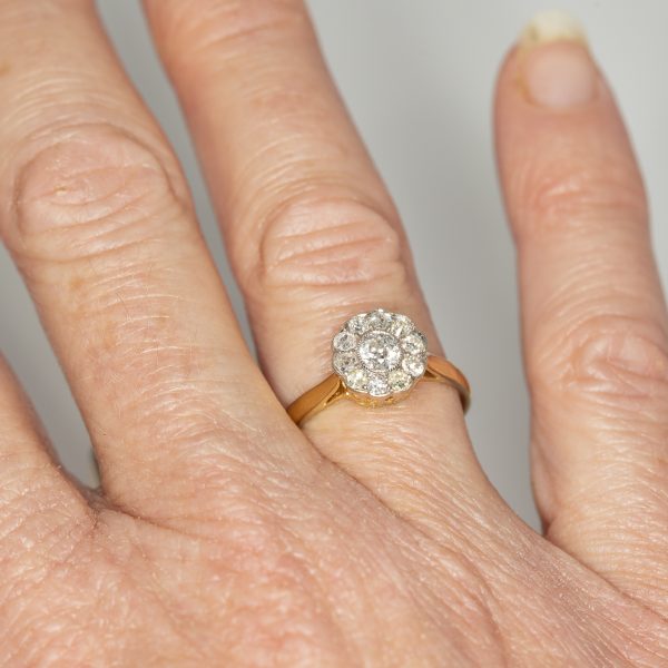 Old cut diamond cluster ring - On hand | Lisa Rothwell-Young