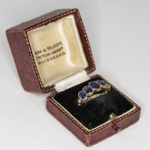 Victorian five stone blue sapphire ring | Lisa Rothwell-Young