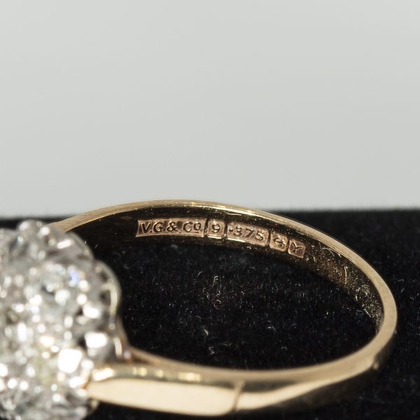 Vintage old cut diamond cluster ring - Hallmark | Lisa Rothwell-Young