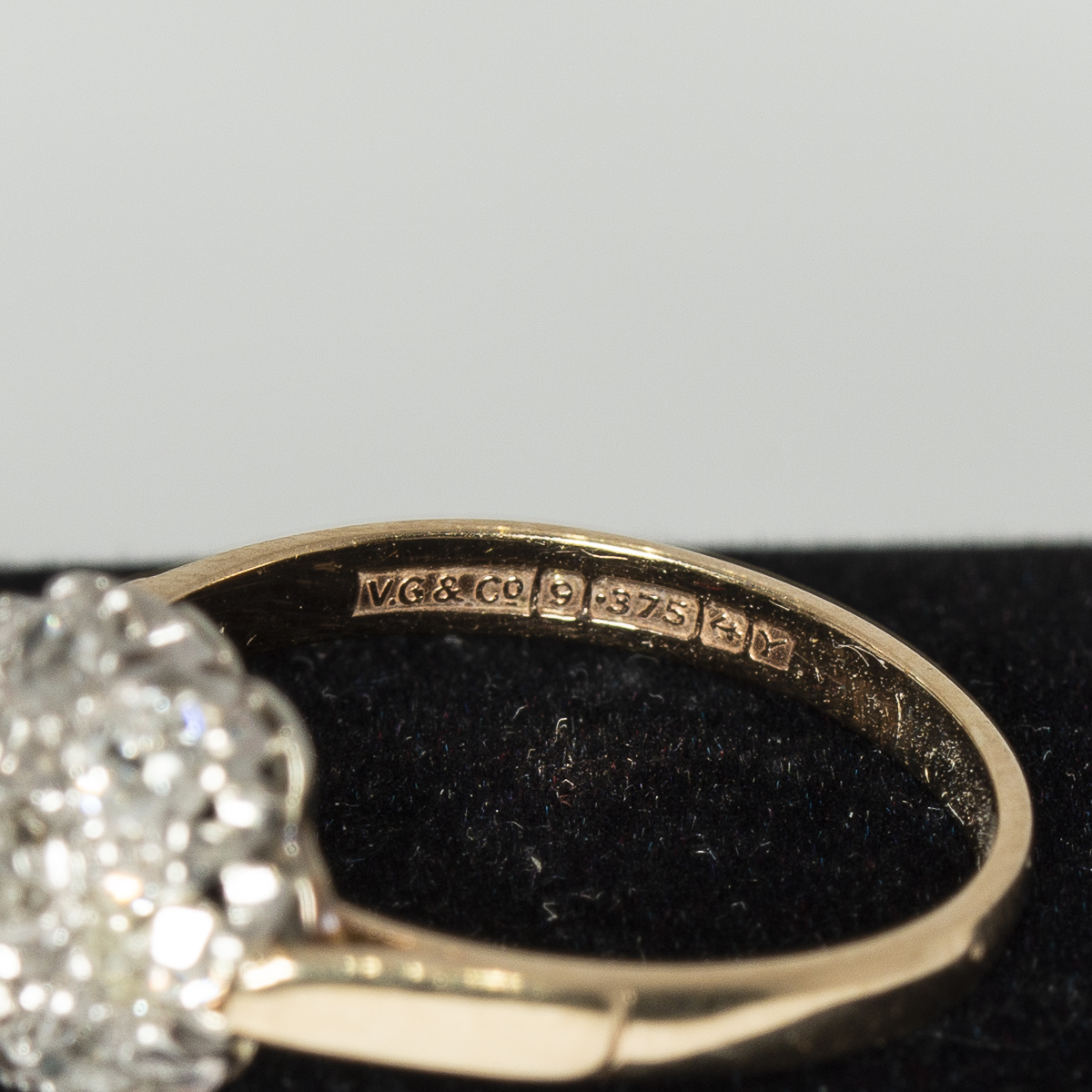 Vintage old cut diamond cluster ring - Hallmark | Lisa Rothwell-Young