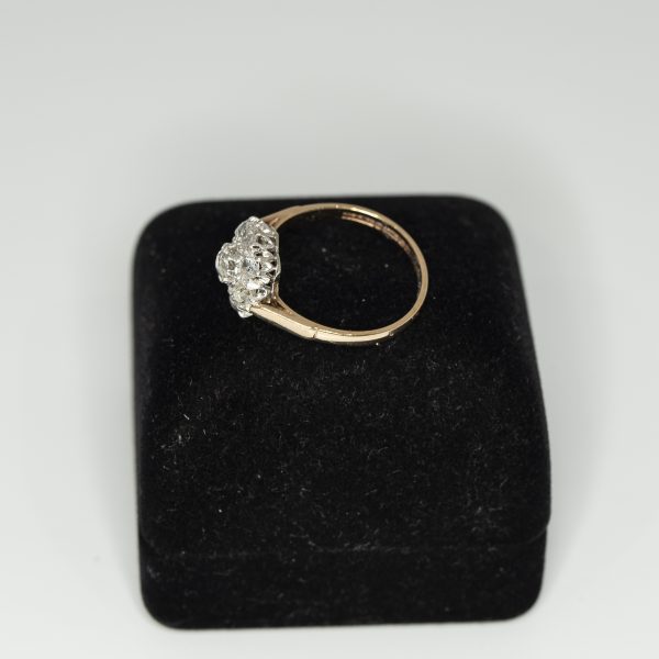 Vintage old cut diamond cluster ring - Side | Lisa Rothwell-Young