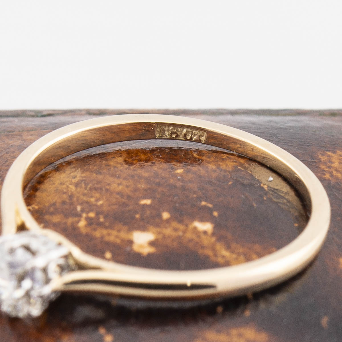 0_31ct Old Mine Cut Diamond Solitaire Ring - Hallmark | Lisa Rothwell-Young