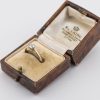 0_31ct Old Mine Cut Diamond Solitaire Ring | Lisa Rothwell-Young