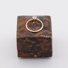 0_31ct Old Mine Cut Diamond Solitaire Ring - Rear | Lisa Rothwell-Young