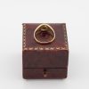 18ct gold and Ruby Swirl Ring rear view |Lisa Rothwell-Young