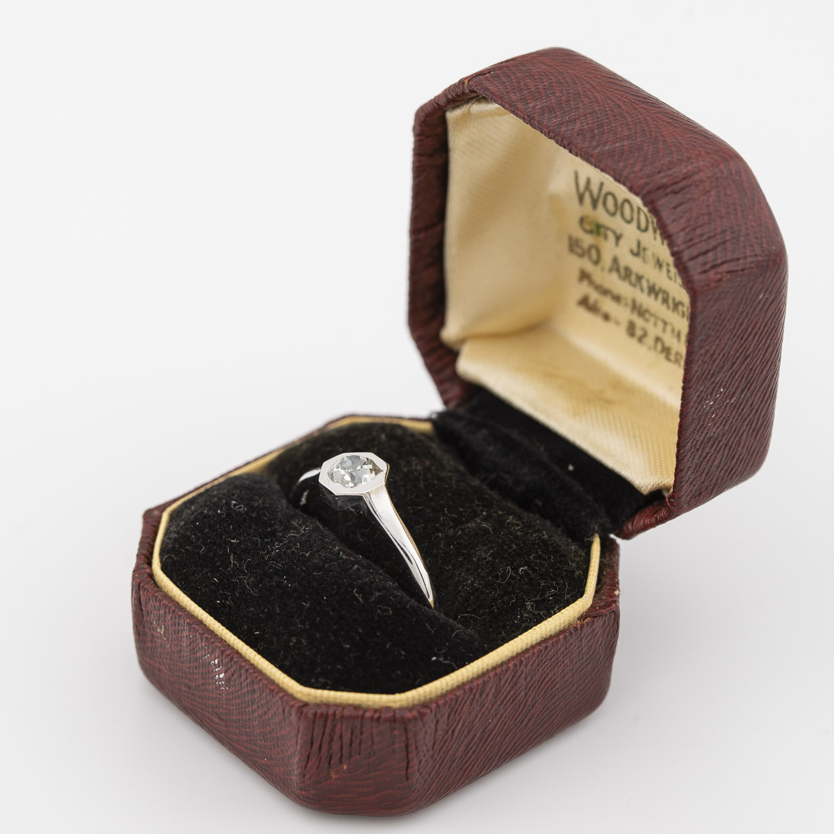 Octagonal Old Mine Cut DIamond Ring | Lisa Rothwell-Young