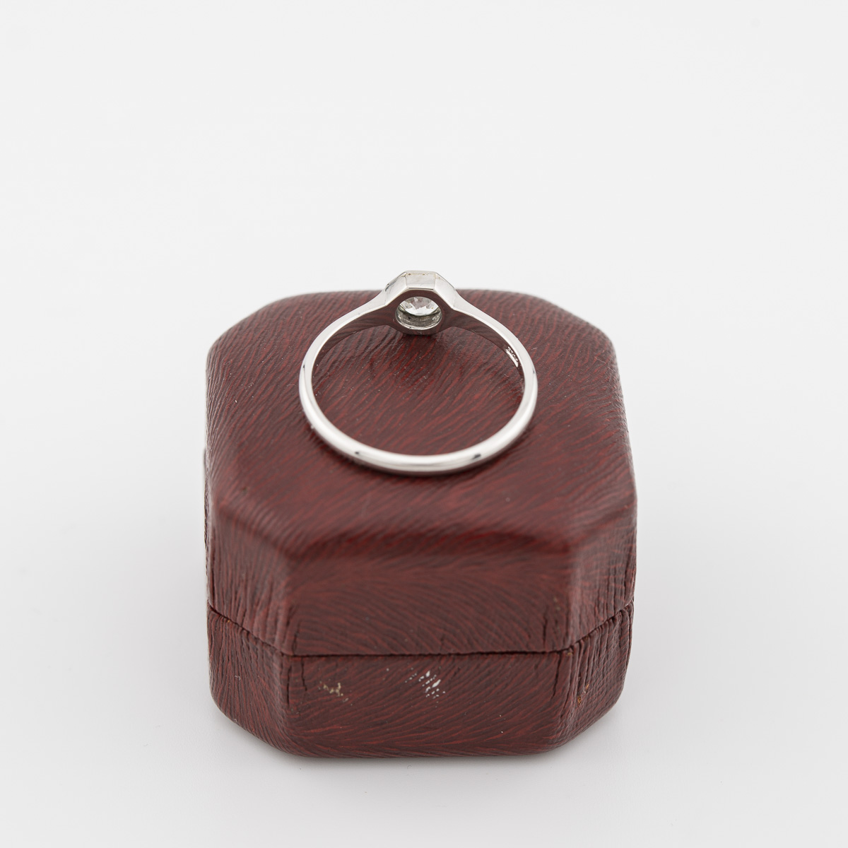 Octagonal Old Mine Cut DIamond Ring - Rear | Lisa Rothwell-Young