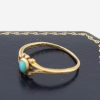 Victorian 18ct gold and turquoise ring hallmark|Lisa Rothwell-Young