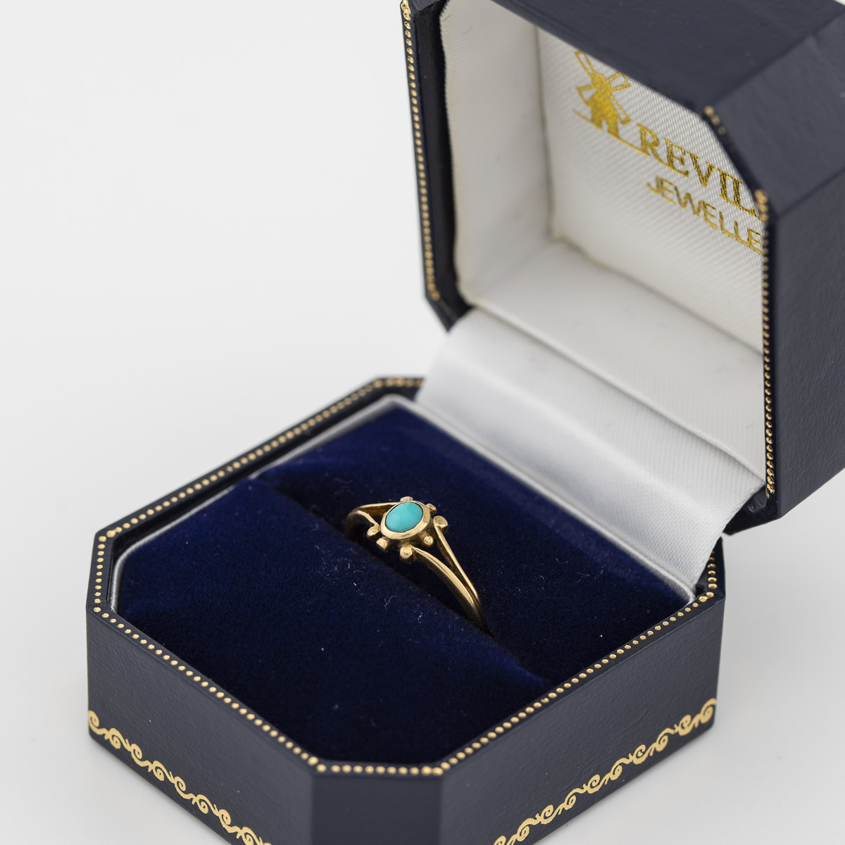 Victorian 18ct gold and turquoise ring|Lisa Rothwell-Young