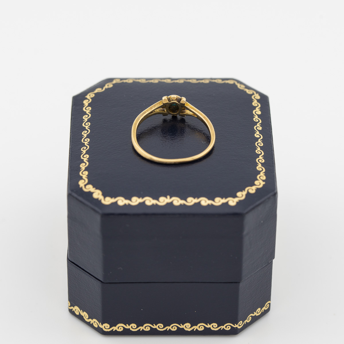 Victorian 18ct gold and turquoise ring rear view|Lisa Rothwell-Young